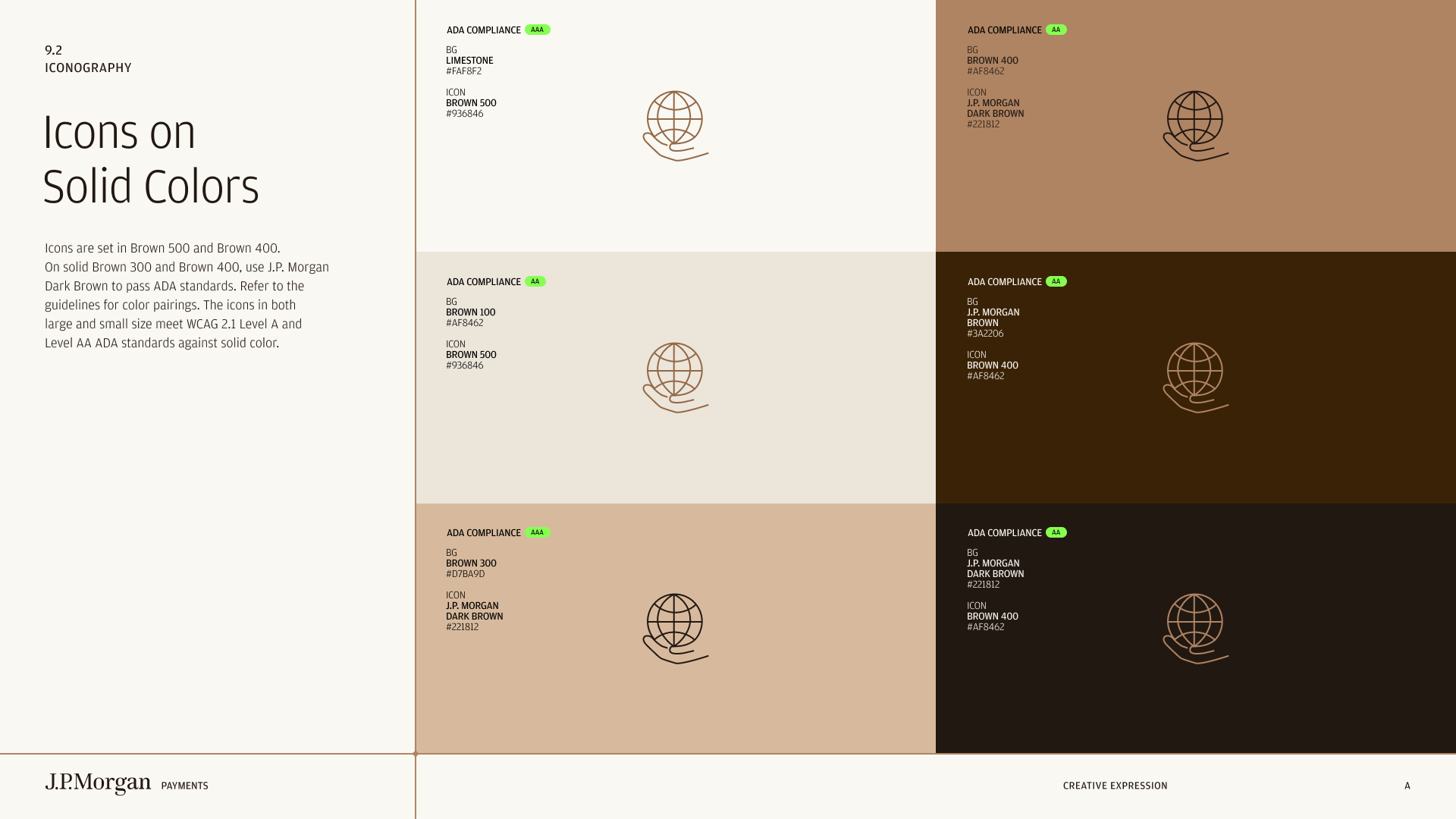 9.0 Iconography brand guideline screenshot