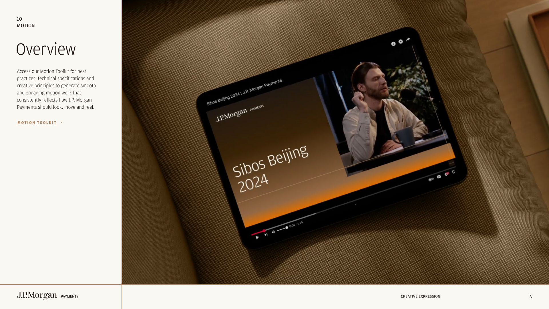 10.0 Motion brand guideline screenshot